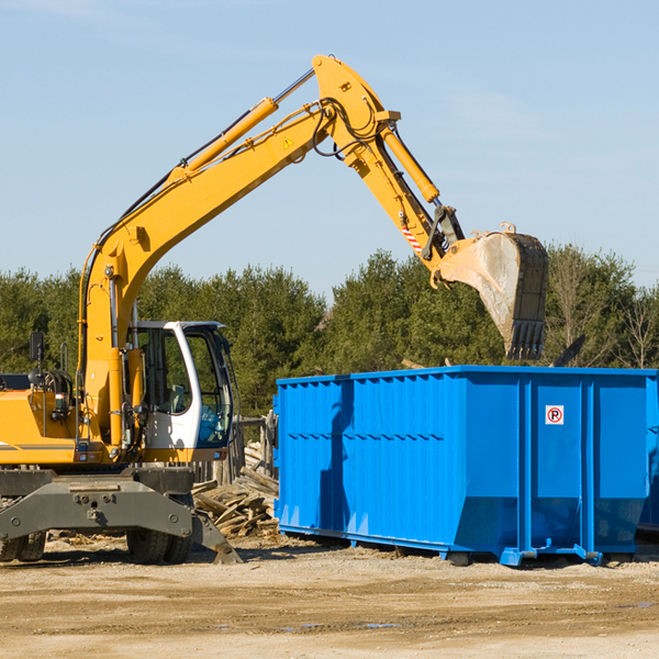 what size residential dumpster rentals are available in White Lake